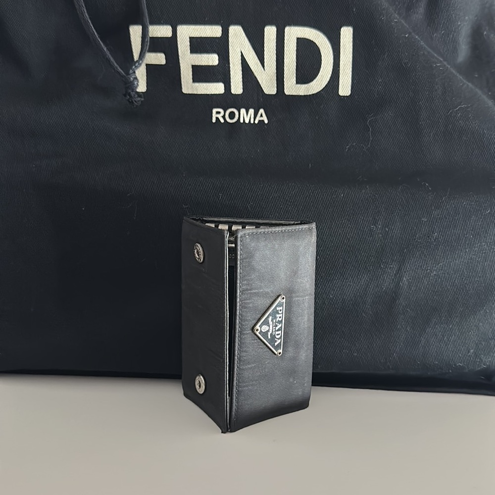 authentic prada key wallet